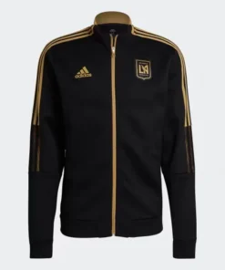 Mens Adidas LAFC Anthem Black Jacket