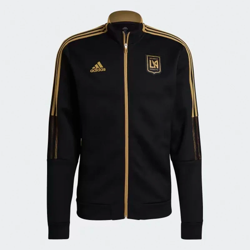 Mens Adidas LAFC Anthem Black Jacket