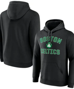 Men’s Boston Celtics Black Victory Arch Pullover Hoodie