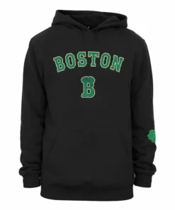 Men’s Boston Red Sox New Era Black 2026 St. Patrick’s Day Fleece Hoodie