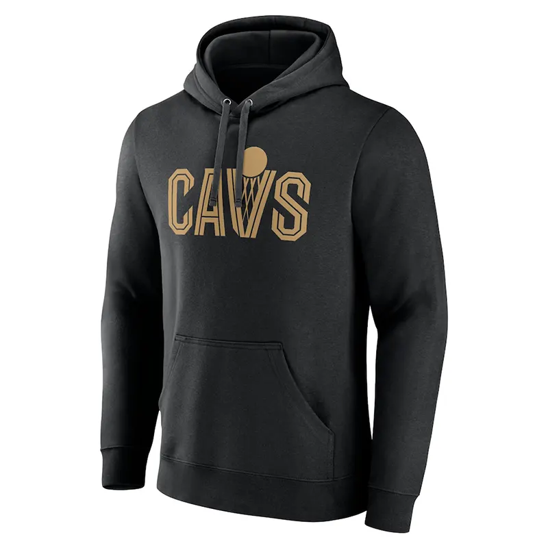 Men’s Cleveland Cavaliers Black Wordmark Alternate Pullover Hoodie - Image 2