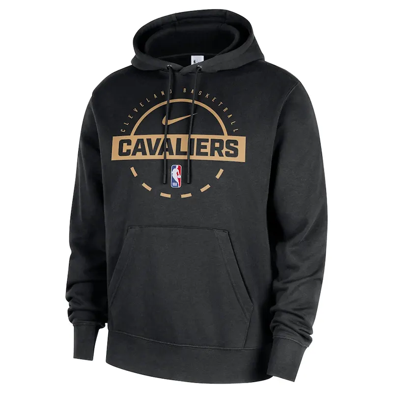 Men’s Cleveland Cavaliers Nike Black 2025/26 Authentic Practice Club Hoodie - Image 2