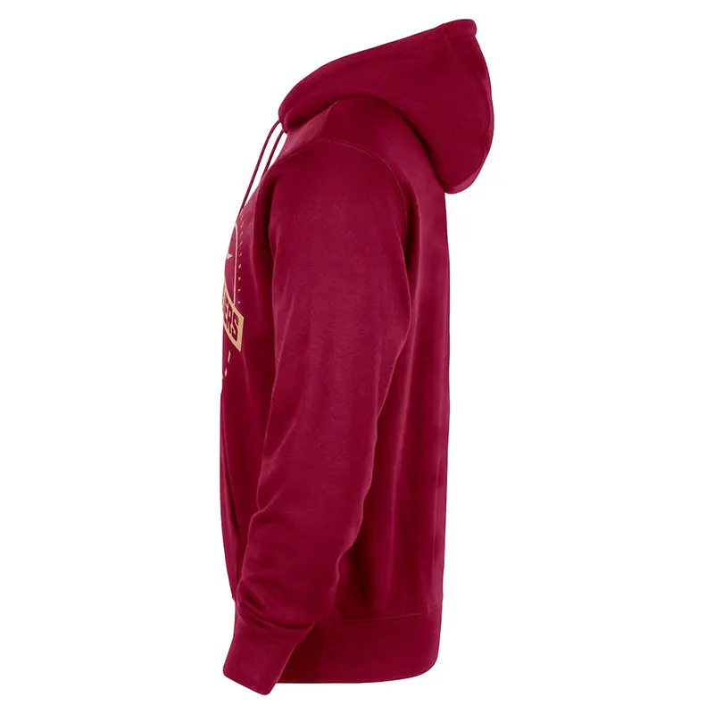 Men’s Cleveland Cavaliers Nike Wine 2025/26 Authentic Practice Club Hoodie - Image 3