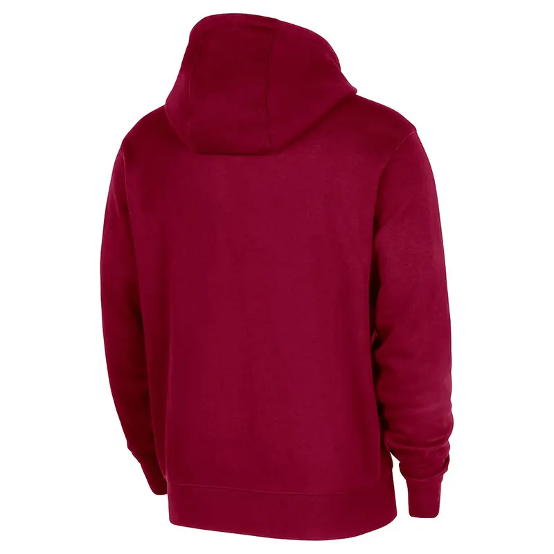 Men’s Cleveland Cavaliers Nike Wine 2025/26 Authentic Practice Club Hoodie - Image 4