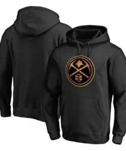 Men’s Denver Nuggets Black Hardwood Pullover Hoodie