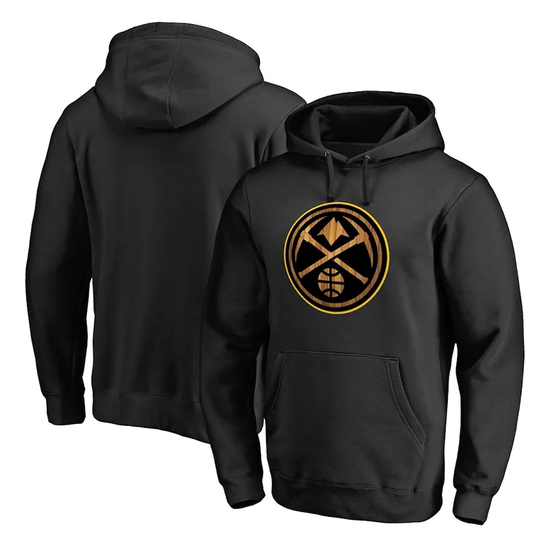 Men’s Denver Nuggets Black Hardwood Pullover Hoodie