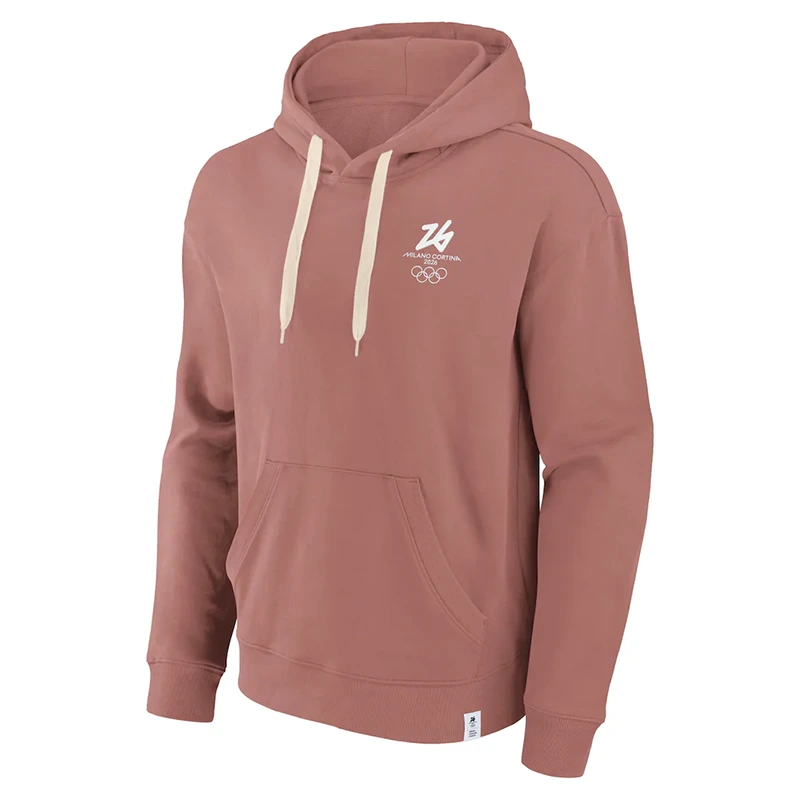 Men’s Fanatics Pink Milano Cortina 2026 Winter Olympics Hoodie - Image 2