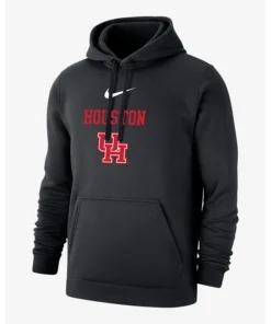 Men’s Houston Club Fleece Nike College Black Hoodie