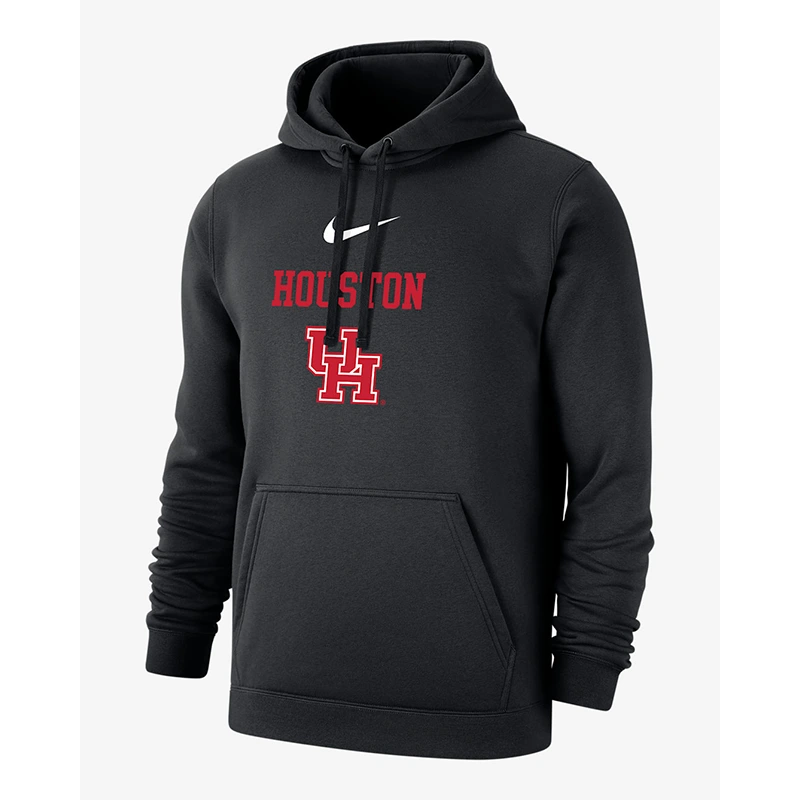 Men’s Houston Club Fleece Nike College Black Hoodie