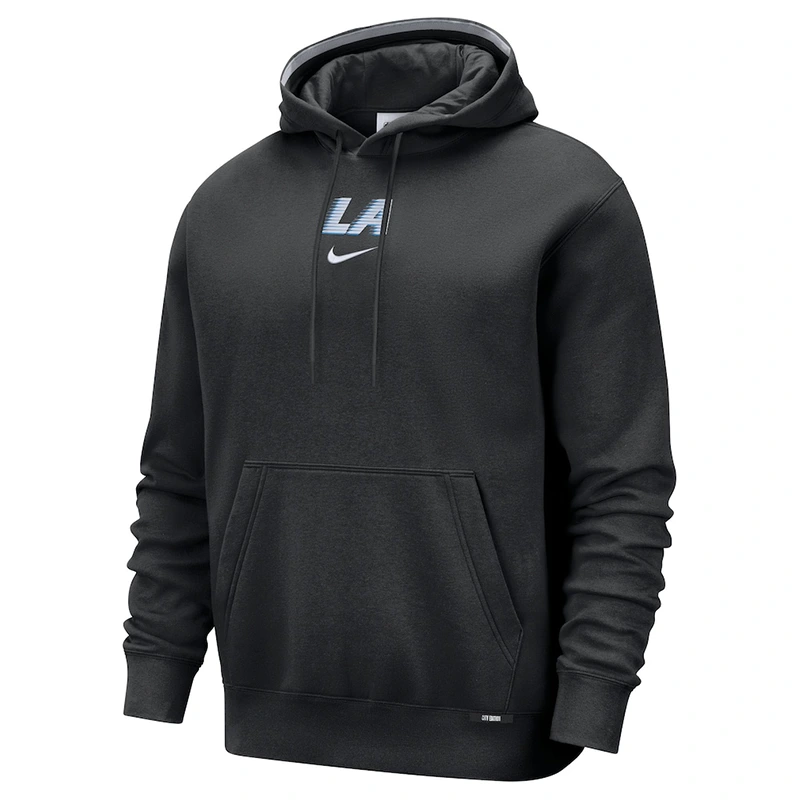 Men’s LA Clippers Nike Black 2025/26 City Edition Courtside Premium Hoodie - Image 2