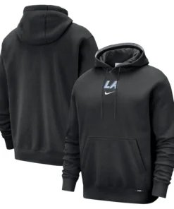 Men’s LA Clippers Nike Black 2025/26 City Edition Courtside Premium Hoodie
