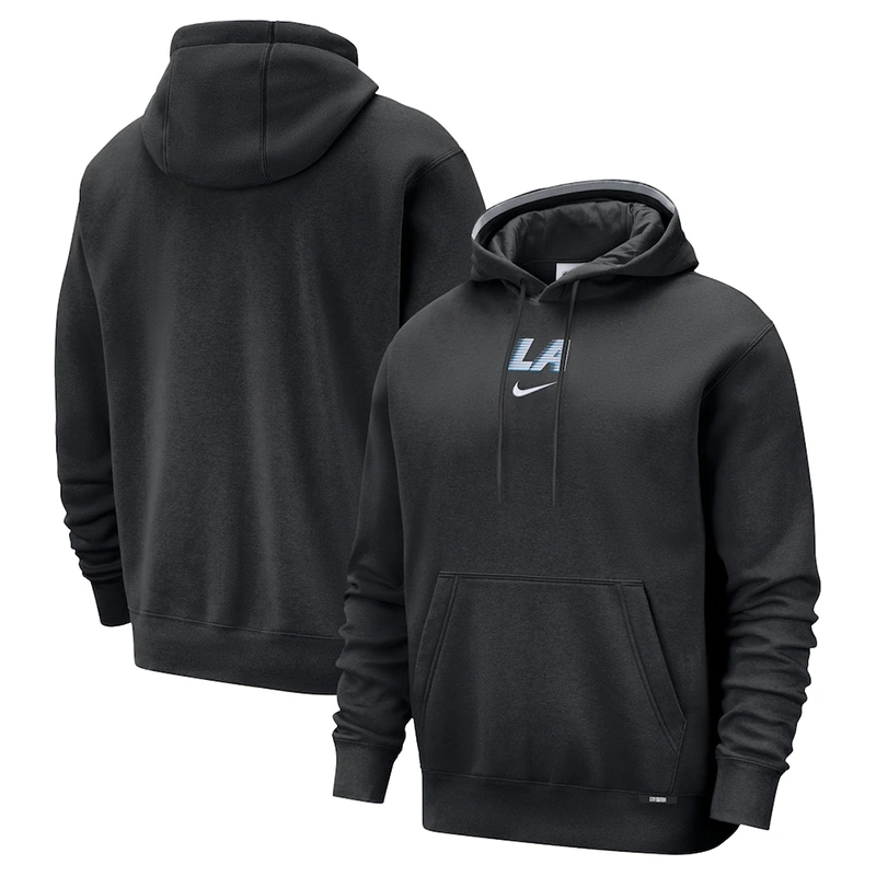 Men’s LA Clippers Nike Black 2025/26 City Edition Courtside Premium Hoodie