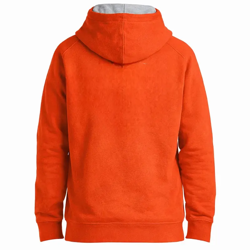 Men’s New York Knicks Antigua Orange Logo Victory Full-Zip Hoodie - Image 2