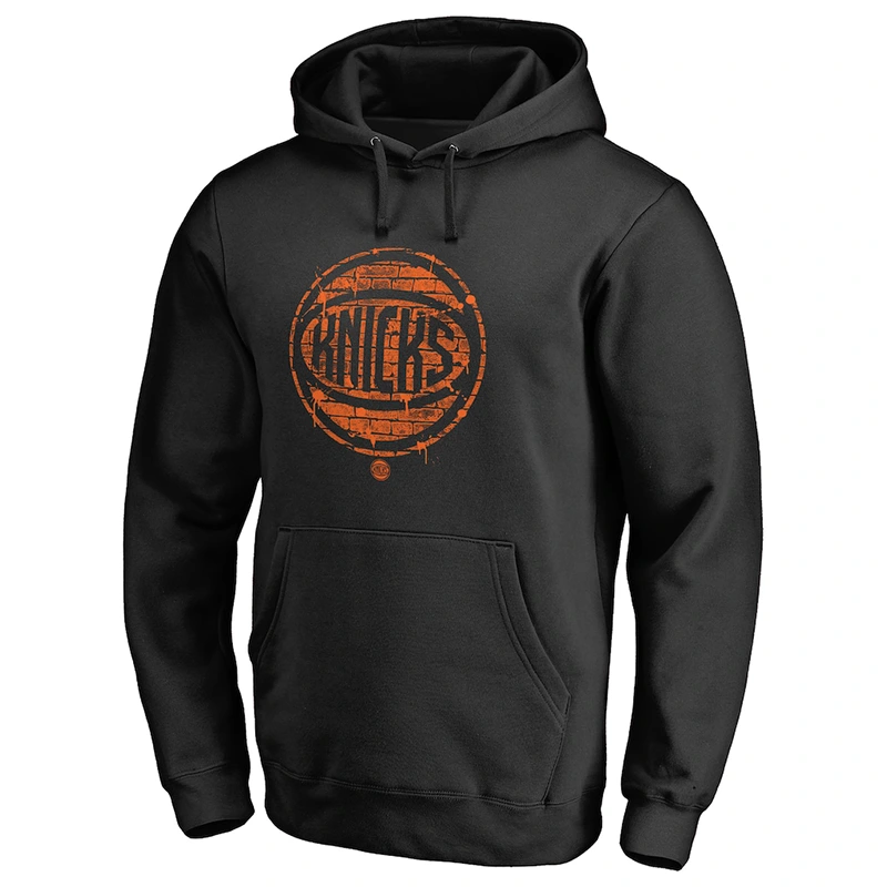 Men’s New York Knicks Black Street Ball Hometown Collection Hoodie - Image 2