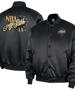 Men’s Nike Black 2026 NBA All-Star Game Satin Jacket