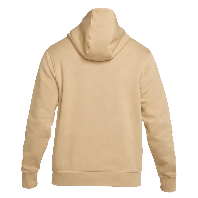 Men’s Nike Club Pullover Fleece Beige Hoodie - Image 2