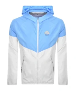 Mens Nike Full Zip Woven Blue Jacket