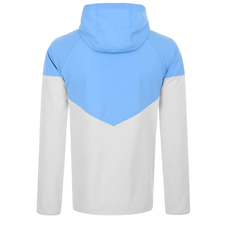 Mens Nike Full Zip Woven Blue Jacket - Image 3