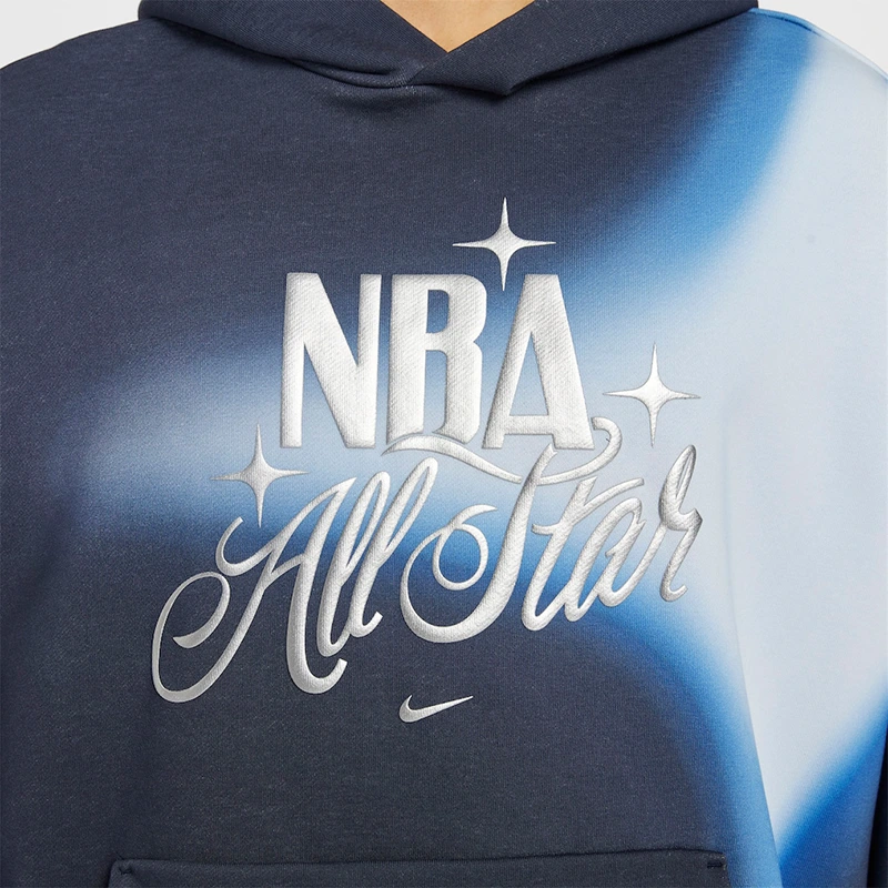 Men’s Nike Navy 2026 NBA All-Star Game Standard Issue On-Court Hoodie - Image 3