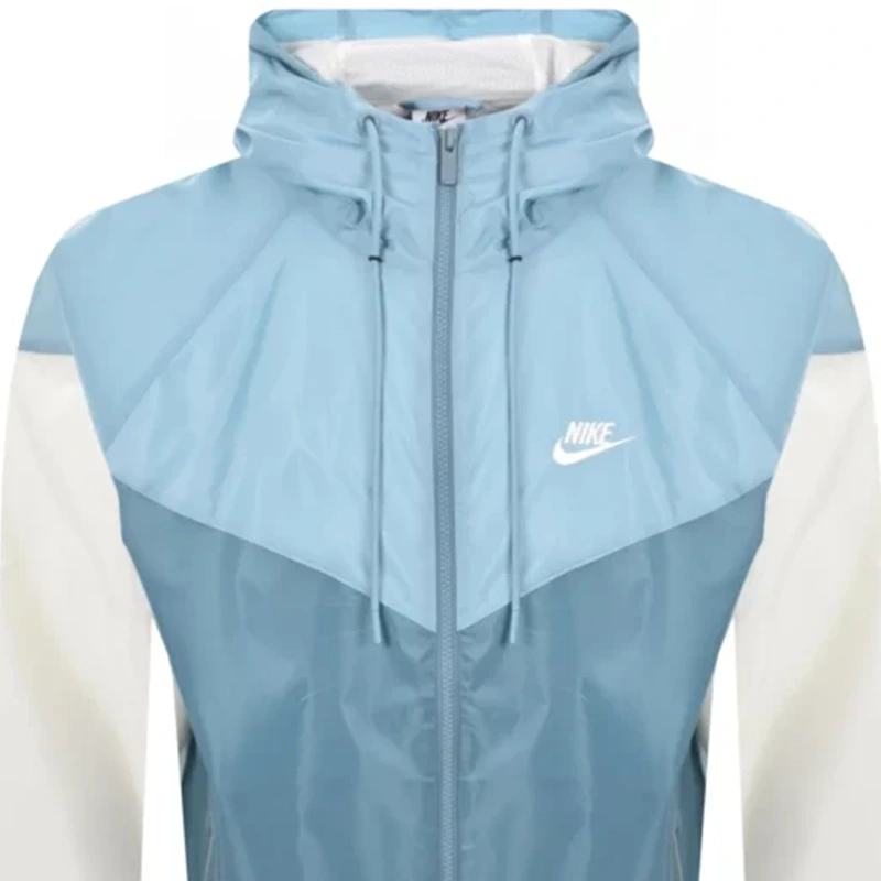 Mens Nike Windrunner Light Blue Jacket - Image 2