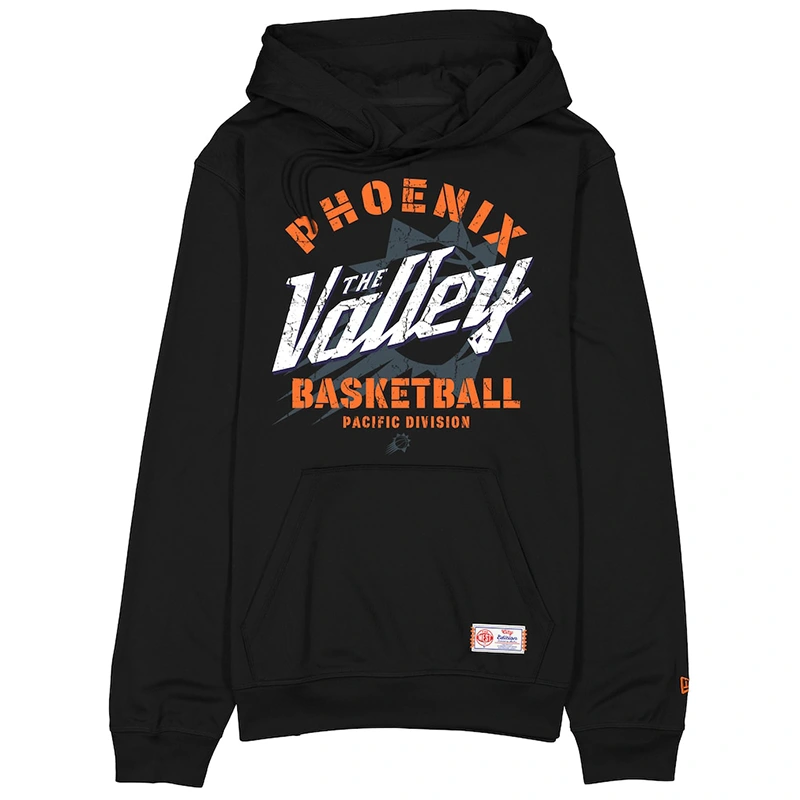 Men’s Phoenix Suns New Era Black 2025/26 City Edition Fleece Hoodie