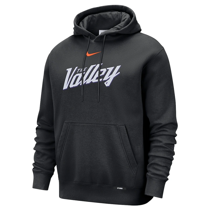 Men’s Phoenix Suns Nike Black 2025/26 City Edition Essential Hoodie - Image 2