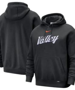 Men’s Phoenix Suns Nike Black 2025/26 City Edition Essential Hoodie