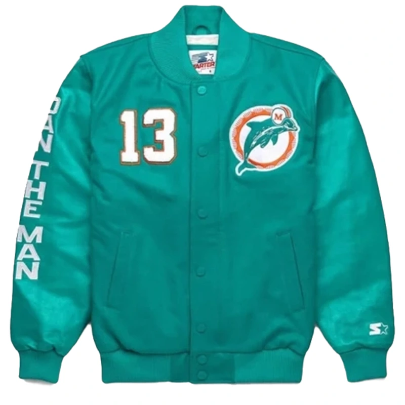 Miami Dolphins HOMAGE x Starter Dan Marino GOAT Jacket