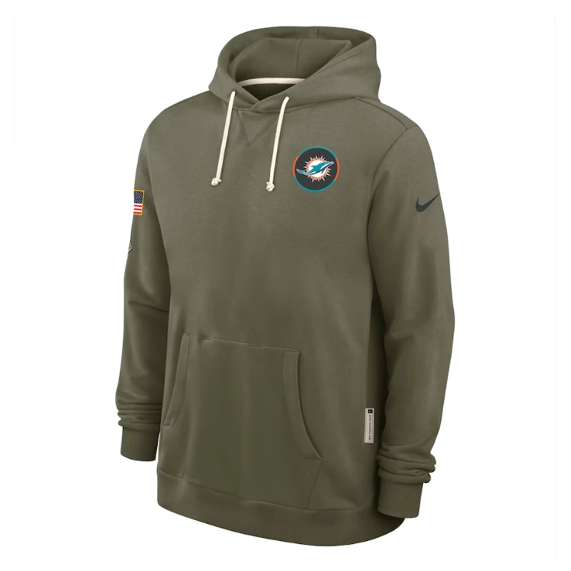 Miami Dolphins Salute To Service Pullover Hoodie