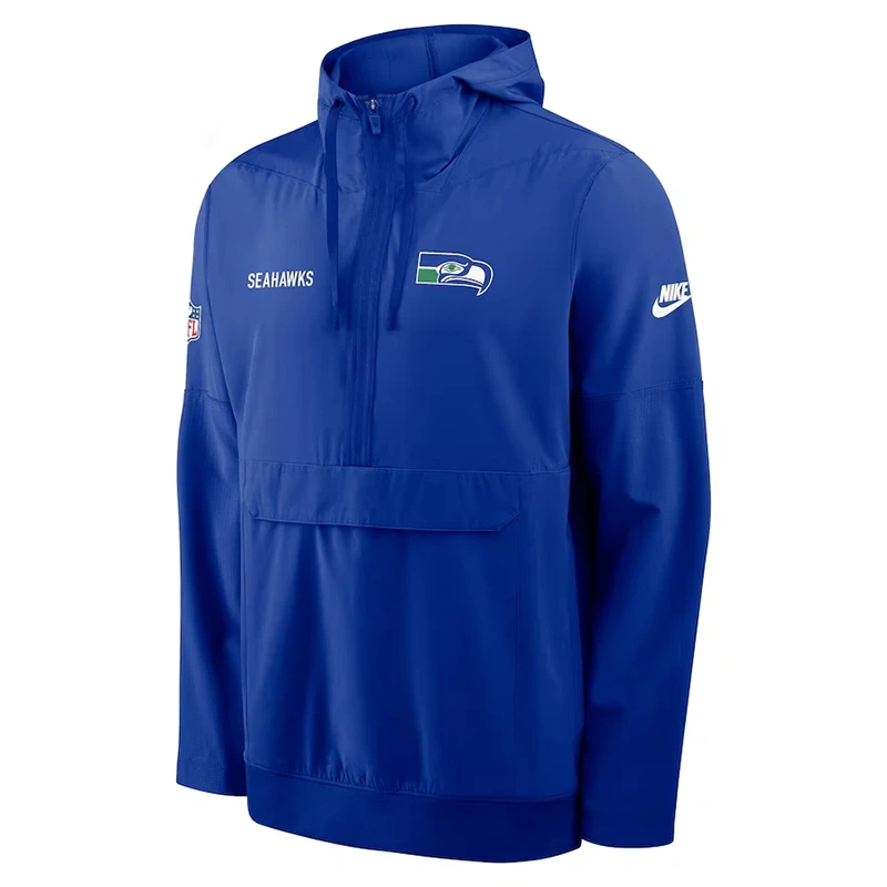Mike Macdonald Seahawks Anorak Half-Zip Hoodie Jacket - Image 2