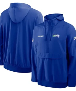 Mike Macdonald Seahawks Anorak Half-Zip Hoodie Jacket