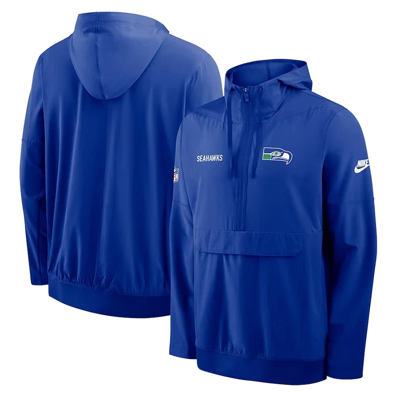 Mike Macdonald Seahawks Anorak Half-Zip Hoodie Jacket