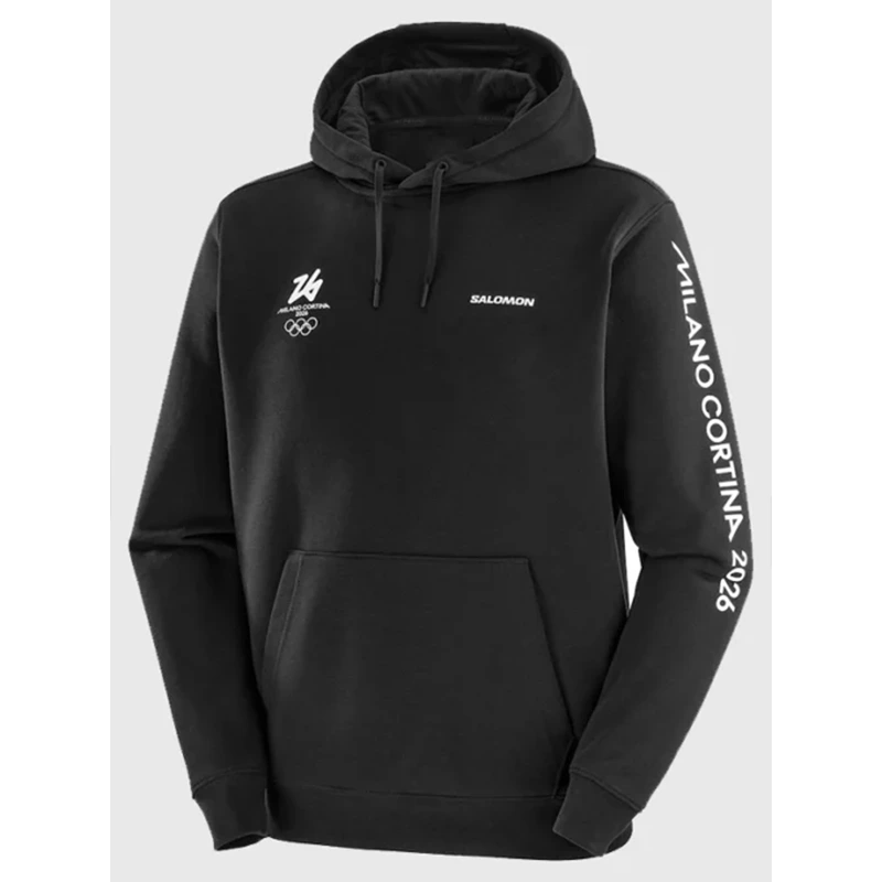 Milano Cortina 2026 Olympics Salomon Logo Graphic Hoodie - Image 2