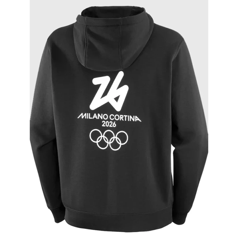 Milano Cortina 2026 Olympics Salomon Logo Graphic Hoodie - Image 3