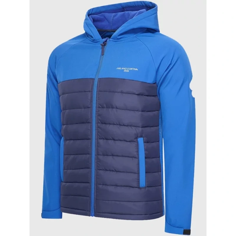 Milano Cortina 2026 Olympics Softshell Hooded Jacket - Image 2