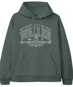 Morgan Wallen One Night At A Time Green Tour Hoodie