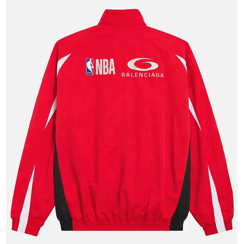 Naomi Ackie NBA London Game Red Jacket - Image 2