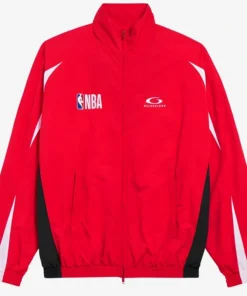Naomi Ackie NBA London Game Red Jacket