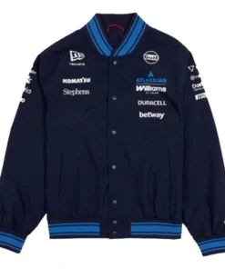 New Era x Atlassian Williams F1 Team Varsity Jacket