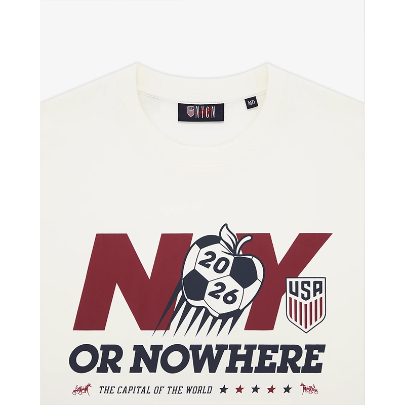 New York or Nowhere US Soccer Knockout T-Shirt - Image 2