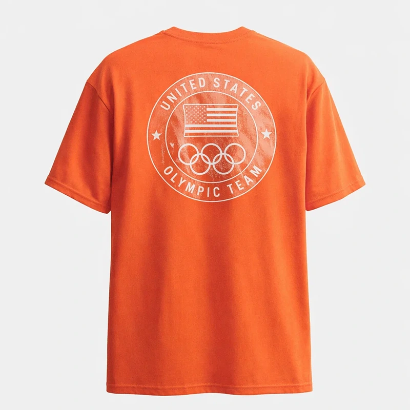Nike ACG x Team USA Short-Sleeve Orange T-Shirt - Image 2