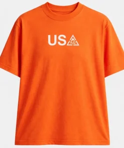Nike ACG x Team USA Short-Sleeve Orange T-Shirt