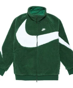 Nike Big Swoosh Reversible Boa Gorge Green Jacket
