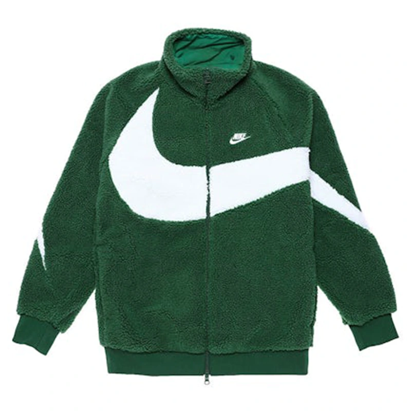 Nike Big Swoosh Reversible Boa Gorge Green Jacket