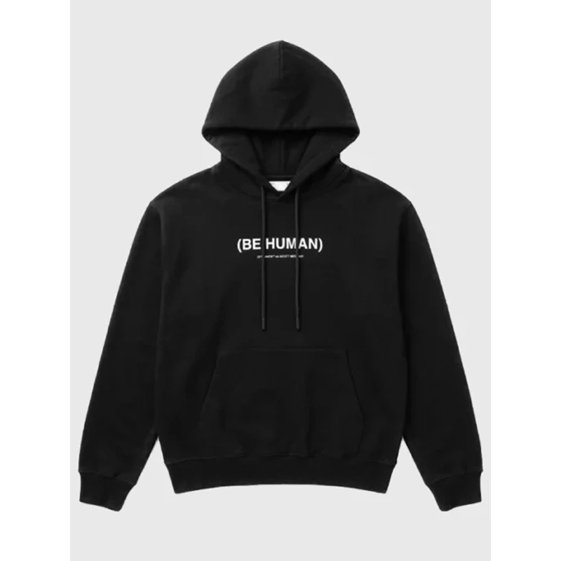 Off White x Kid Cudi Be Human Pullover Black Hoodie