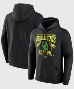 Oregon Ducks Playoff 2026 Orange Bowl Champions Hoodie