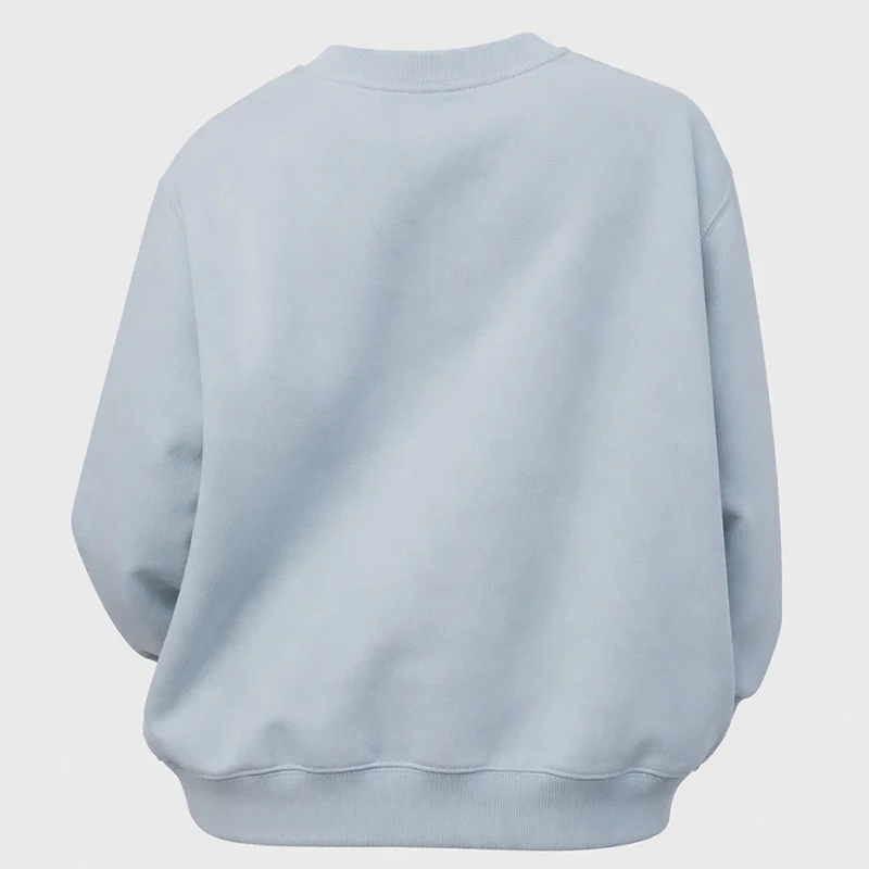 Parke Bridal Varsity Mockneck Grey Sweatshirt - Image 2