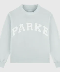Parke Bridal Varsity Mockneck Grey Sweatshirt