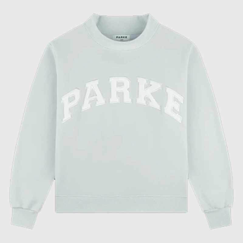 Parke Bridal Varsity Mockneck Grey Sweatshirt