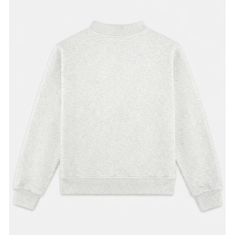 Parke Texas Varsity Mockneck Grey Sweatshirt - Image 2